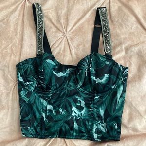 Victoria’s Secret Tropical Bralette with Sparkly Straps